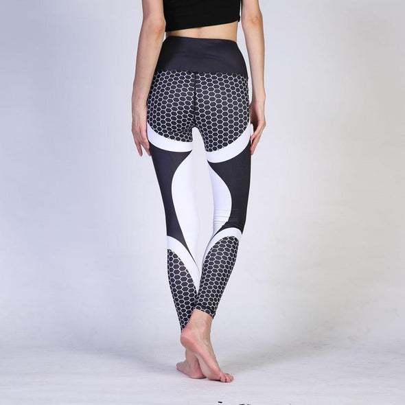 CHARCOAL HONEYCOMB LEGGINGS